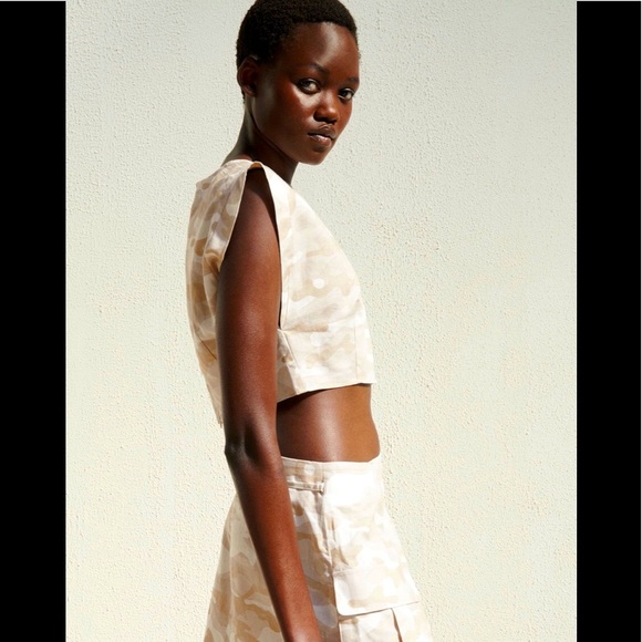 Zara Camo printed mini skirt - Picture 3 of 6